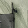Шторка для ванны Maybah Glass MGV-588-6 980х1400 складная 4 секции Черный стекло графитовое