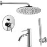Комплект смесителей Paffoni Light KITLIG015CR071 Хром латунь