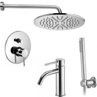 Комплект смесителей Paffoni Light KITLIG015CR071 Хром латунь