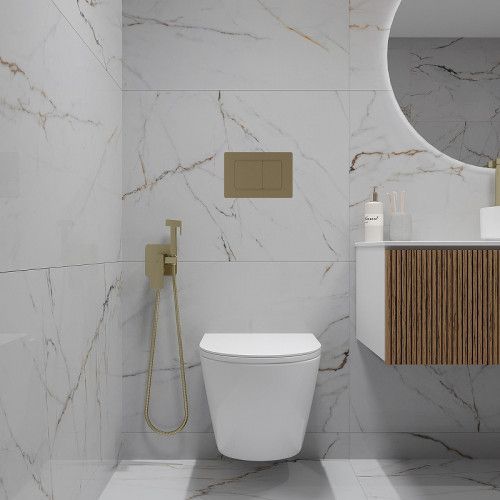 Унитаз Oliveeka Quiet Force OL-6016 подвесной цвет Белый с сиденьем Микролифт