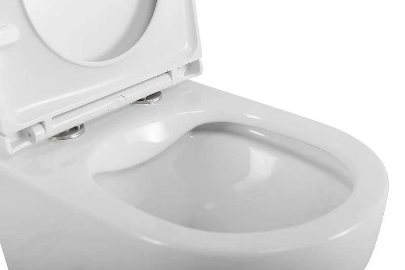Комплект унитаза DIWO BelBagno Uno BB3105CHR/SC с сиденьем с инсталляцией DIWO 4501 с клавишей смыва цвет Матовый черный