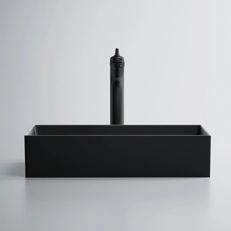 Раковина-чаша Abber Rechteck 60 AC2220MB цвет Черный матовый
