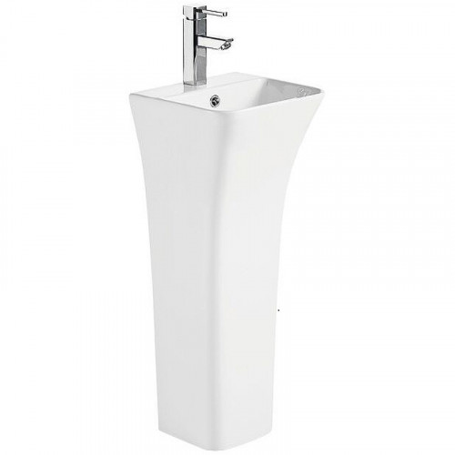 Раковина WeltWasser Leerbach 3434 GL-WT 34 10000013331 Белый глянец фаянс напольный