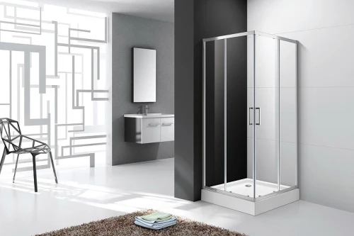 Душевой уголок Cezares Molveno 90х90 MOLVENO-A-2-90-C-Cr-IV профиль Хром стекло прозрачное