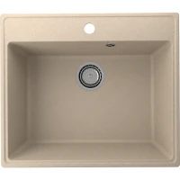 Кухонная мойка Ulgran Quartz Forte 580-03 Десерт искусственный камень (литьевой мрамор) встраиваемый