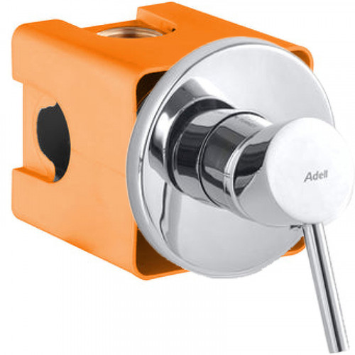 Смеситель для унитаза с биде Creavit Adell 15165141/15912201 Хром латунь встраиваемый