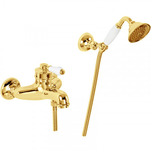 Смеситель для ванны Migliore Ermitage 18627 Золото латунь на стену