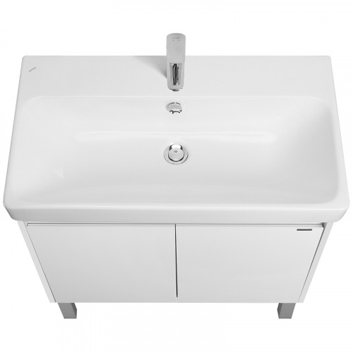 Тумба под раковину Aquaton Сканди Doors 80 1A282901SD010 Белая МДФ / ЛДСП