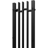 Электрический полотенцесушитель Point Фрея PN20738B П2 180x800 диммер слева Черный