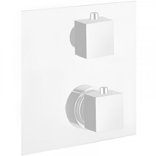 Смеситель для душа Webert Pegaso PE970903740 с термостатом Белый матовый латунь встраиваемый