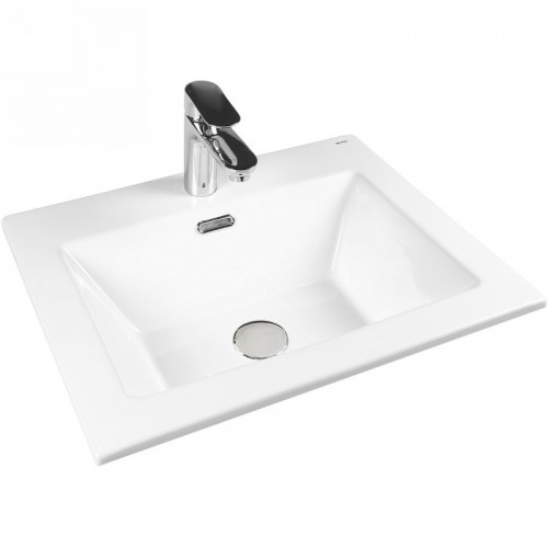 Раковина Bond 50 S06-500 Белая глянцевая фарфор полувстраиваемая