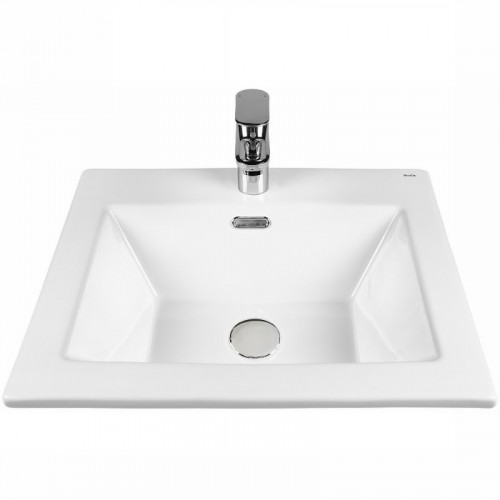 Раковина Bond 50 S06-500 Белая глянцевая фарфор полувстраиваемая