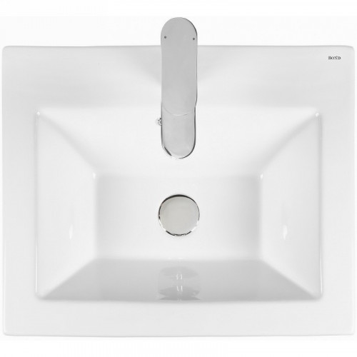 Раковина Bond 50 S06-500 Белая глянцевая фарфор полувстраиваемая