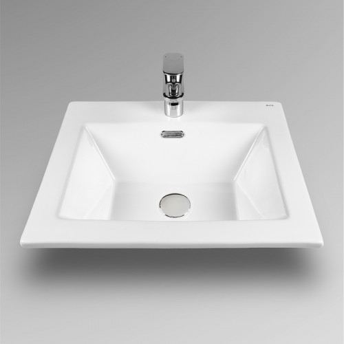 Раковина Bond 50 S06-500 Белая глянцевая фарфор полувстраиваемая