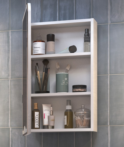 Зеркальный шкаф Vigo Callao 45 zsh.CAL.45 Белый МДФ / ЛДСП, стекло