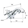 Смеситель для раковины Remer Liberty 13LIce Хром латунь