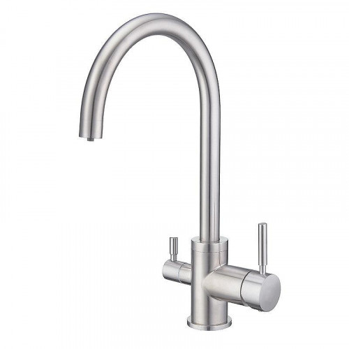 Смеситель для кухни Emar Steel ЕС - 3007 цвет Сатин