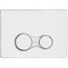 Комплект унитаза с инсталляцией Vitra S 40 9860B003-7200 с сиденьем Микролифт и клавишей смыва Хром глянцевый фарфор подвесной