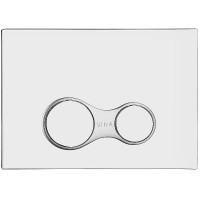 Комплект унитаза с инсталляцией Vitra S 40 9860B003-7200 с сиденьем Микролифт и клавишей смыва Хром глянцевый фарфор подвесной