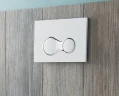 Комплект унитаза с инсталляцией Vitra S 40 9860B003-7200 с сиденьем Микролифт и клавишей смыва Хром глянцевый фарфор подвесной
