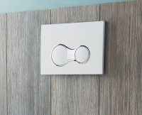 Комплект унитаза с инсталляцией Vitra S 40 9860B003-7200 с сиденьем Микролифт и клавишей смыва Хром глянцевый фарфор подвесной