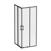 Душевой уголок AM.PM Above 80х80 W9XG-403-8080-BT профиль Черный матовый стекло прозрачное