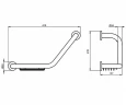 Поручень Ideal Standard IOM A9114AA Хром