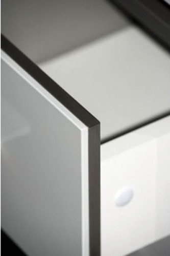 Тумба под раковину Aquanet Верона 100 178471 3 ящика Белая МДФ / ЛДСП, нестандартный материал