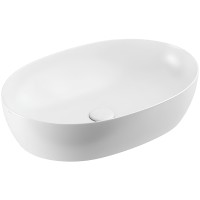 Раковина-чаша Azzurra Elegance Circle 60 ELLA060400C0BI/(ECI60 bi*0) Белая