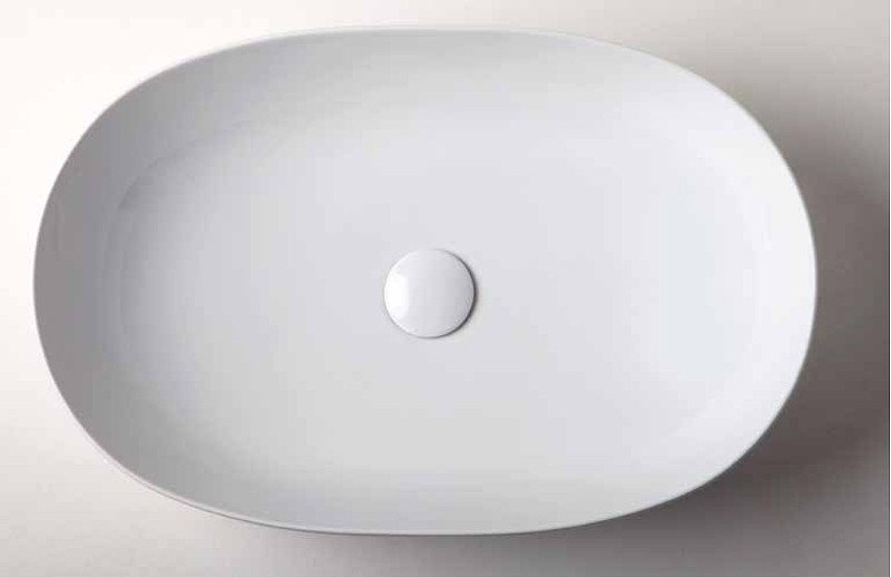 Раковина-чаша Azzurra Elegance Circle 60 ELLA060400C0BI/(ECI60 bi*0) Белая