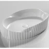 Раковина-чаша CeramaLux 60 78750 Белая глянцевая фаянс накладная