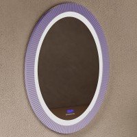 Зеркало Abber Stein 60 AS6601Violett с подсветкой с многофункциональной панелью стекло