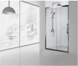 Душевая дверь Aquanet Delta NPE6121 130 273612 профиль Хром стекло прозрачное
