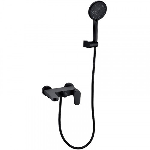 Смеситель для ванны Boheme Spectre 453-B Черный матовый латунь на стену