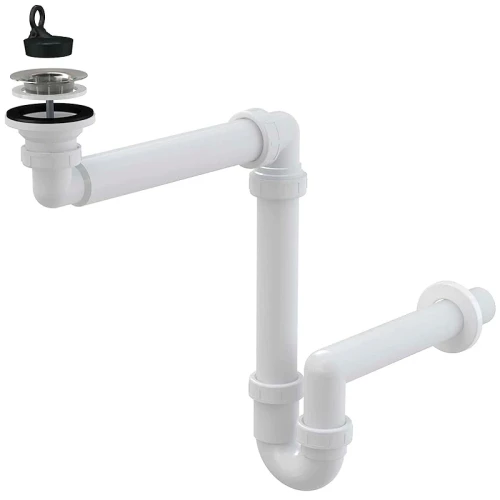 Сифон для раковины Aquaton ZRU9307585 Белый
