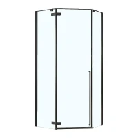 Душевой уголок Loranto Neo 100х100 CS-22107-100B профиль Черный стекло прозрачное