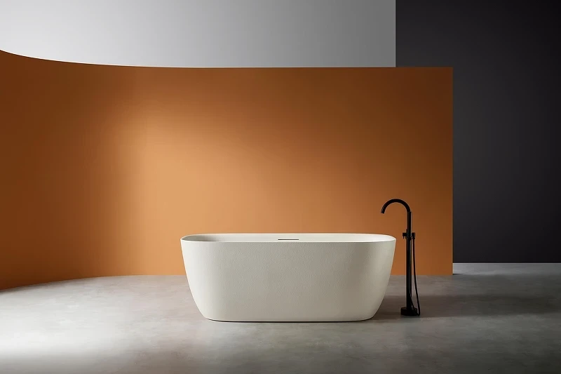 Ванна из искусственного камня AltroBagno Luciana 170x80 090223 цвет Кремовый