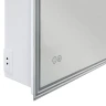 Зеркальный шкаф Art&Max Merano 90 L AM-Mer-900-800-1D-L-DS-F с подсветкой цвет Белый