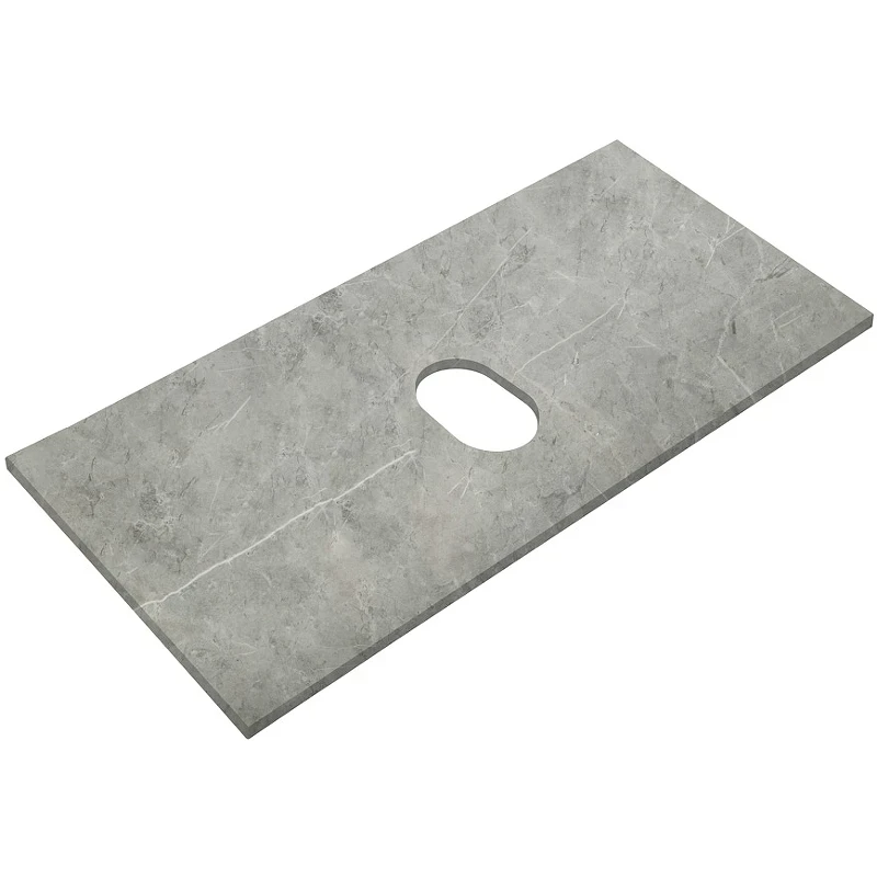 Столешница под раковину BelBagno 90 KEP-90-MGL-W0 Marmo Grigio Lucido искусственный камень (литьевой мрамор)