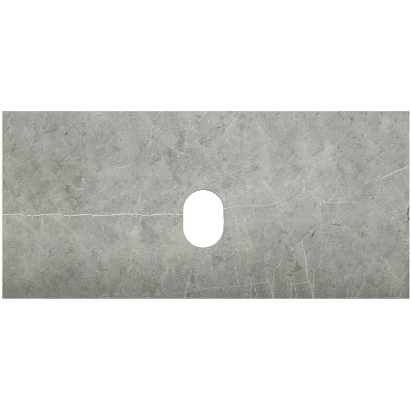 Столешница под раковину BelBagno 90 KEP-90-MGL-W0 Marmo Grigio Lucido искусственный камень (литьевой мрамор)