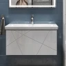 Тумба под раковину Vigo Geometry 80 035 подвесная цвет Белый
