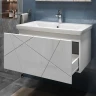 Тумба под раковину Vigo Geometry 80 035 подвесная цвет Белый