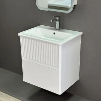 Тумба под раковину Alavann Wave 60 ALV1117001 подвесная цвет Белый