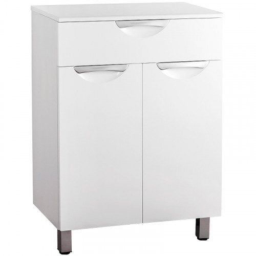 Комод Style Line Жасмин 60 Белый глянец МДФ / ЛДСП, стекло