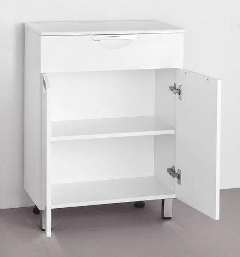 Комод Style Line Жасмин 60 Белый глянец МДФ / ЛДСП, стекло