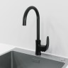 Смеситель для кухни Laparet Lisera Pro N2068529LPT Черный латунь