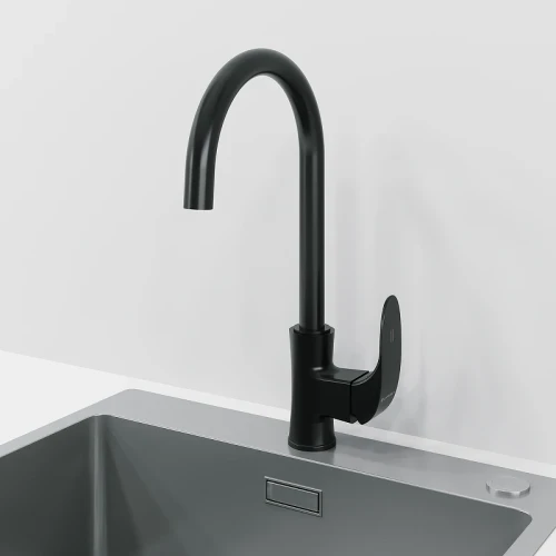 Смеситель для кухни Laparet Lisera Pro N2068529LPT Черный латунь