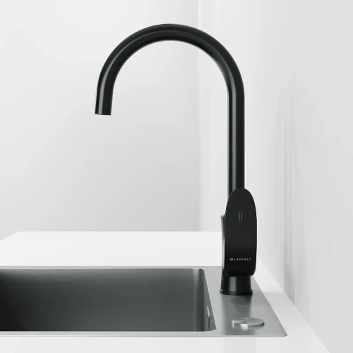 Смеситель для кухни Laparet Lisera Pro N2068529LPT Черный латунь