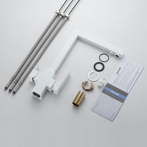 Смеситель для кухни Shevanik S148C цвет Белый