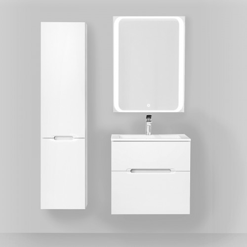 Зеркало Jorno Modul 65 Mоl.02.60/W с подсветкой с сенсорным выключателем стекло